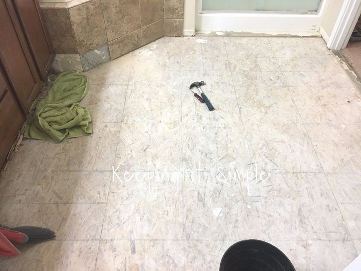How to Tile a Bathroom Floor With 12x24 Gray Tiles | Hometalk How to Tile a Bathroom Floor With 12x24 Gray Tiles | Hometalk