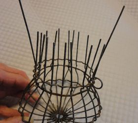 a little wire easter basket