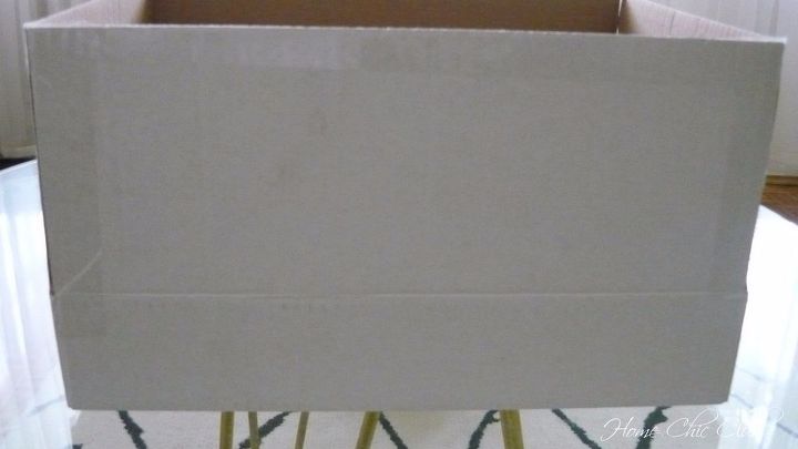 caja de almacenaje diy reciclaje de carton