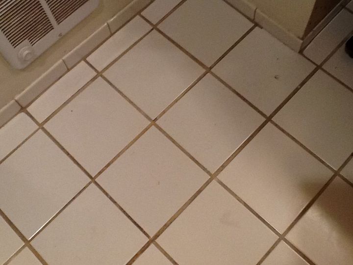 q never get down to scrub grout again
