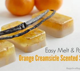 easy melt pour orange creamsicle scented soap