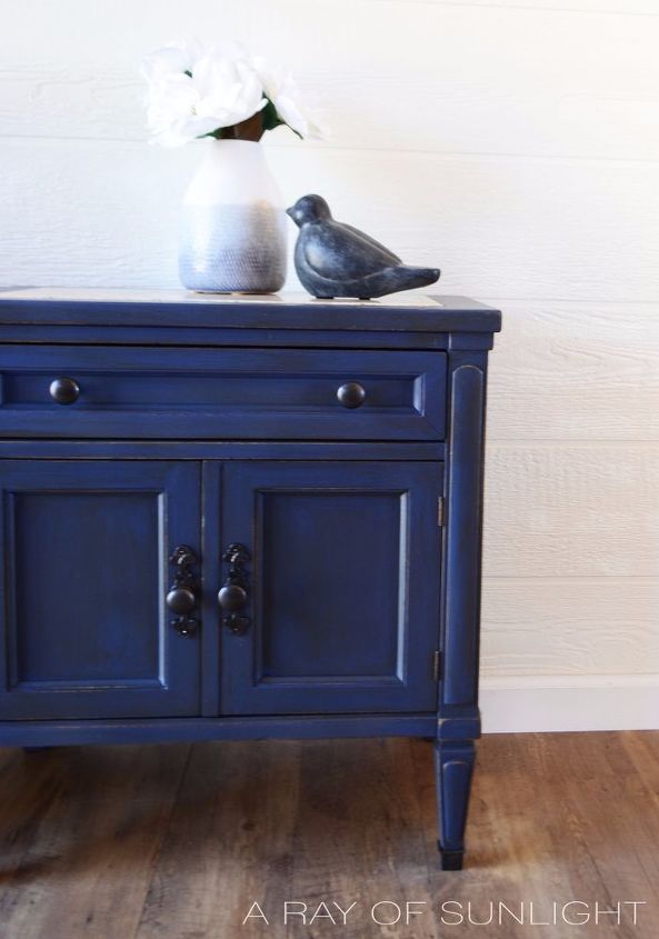 the antique blue french country makeover