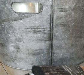 Haz una falsa jardinera vintage galvanizada Hometalk