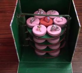 sliding ring holder quick diy gift box organizer