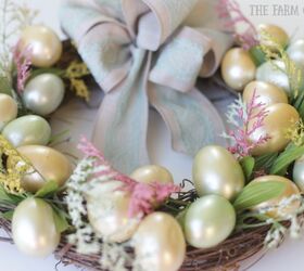 spring easter egg wreath