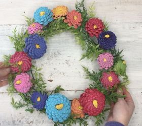 How to Add Nature's Touch: Making a Charming Zinnia Pinecone Wreath