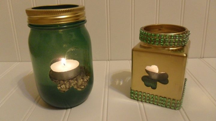 st patrick s day candle holders