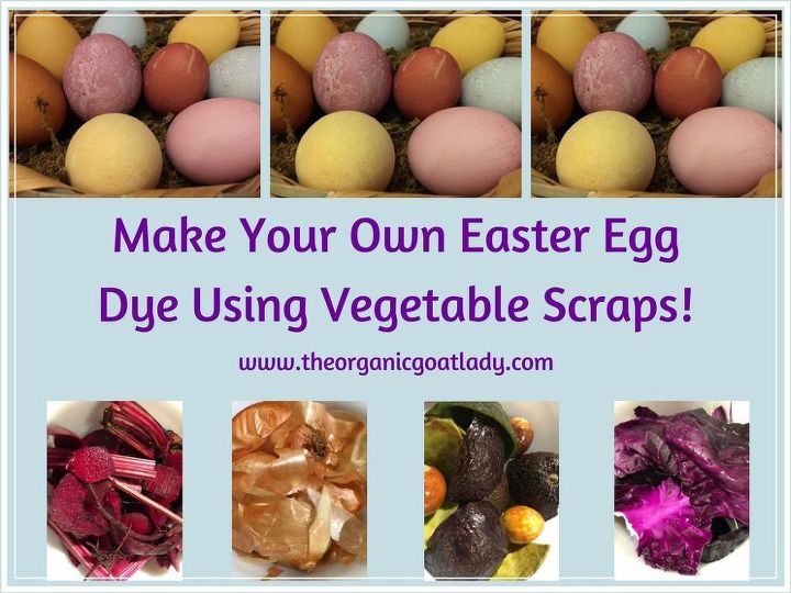 make your own easter egg dye using vegetable scraps