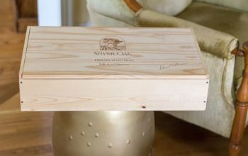 Caja de madera de vino para plantar