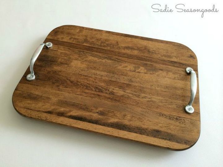 transform old cutting boards into these 12 nifty items, Polish them into pretty rustic trays