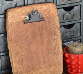 transform old cutting boards into these 12 nifty items, Remake them as rustic clipboards