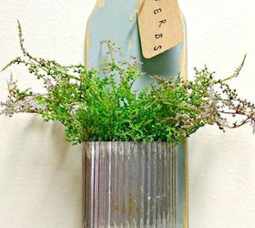 transform old cutting boards into these 12 nifty items, Revamp them as herb gardens