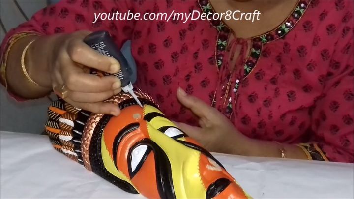 diy painting room and wall decor how to paint a terracotta mask