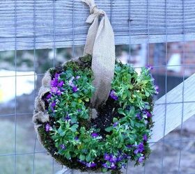 create a living spring wreath from dollar store items