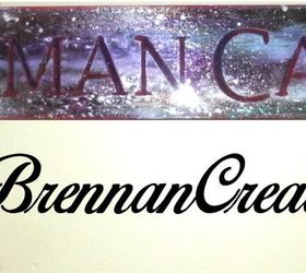 my woman cave sign updated with unicorn spit and epoxy, After