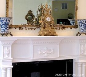 how to decorate a spring mantel for easter