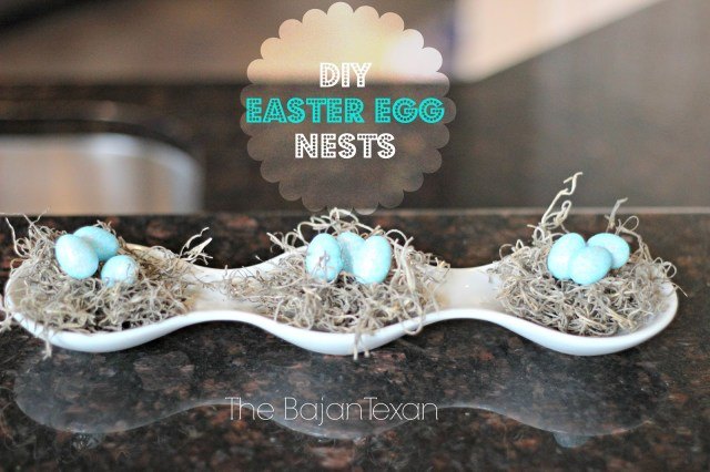 diy easter decor egg nests