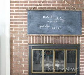 s turn anything into a chalkboard with these 13 creative ideas, Frame an MDF chalkboard into home decor
