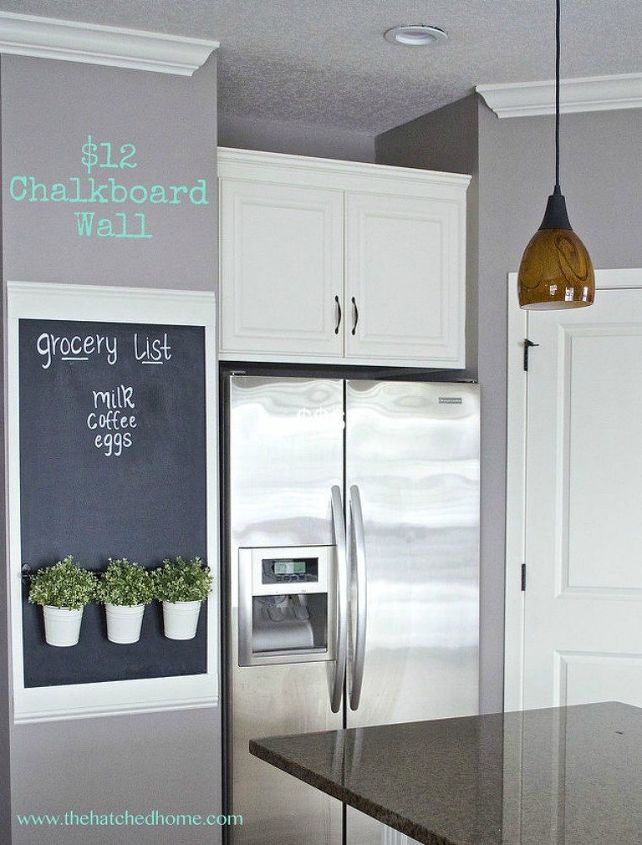 s turn anything into a chalkboard with these 13 creative ideas, Paint a piece of your wall