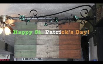 ¡Feliz día de San Patricio! - Bandera de estilo antiguo para el pub irlandés Flanagan's
