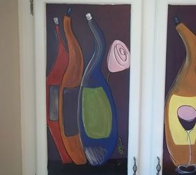kitchen pantry doors mural