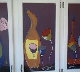 kitchen pantry doors mural
