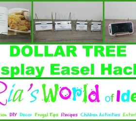 Dollar Tree Display Easel Hacks Hometalk