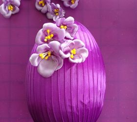 decorative ribbon easter egg diy