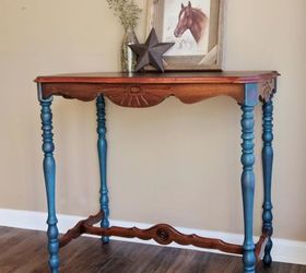 restored and refinished entry table