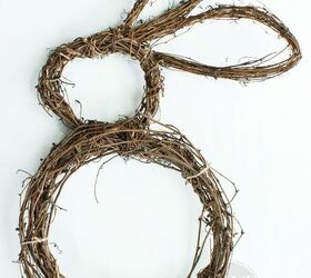 how to shape the perfect bunny wreath