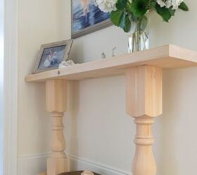 build a console table