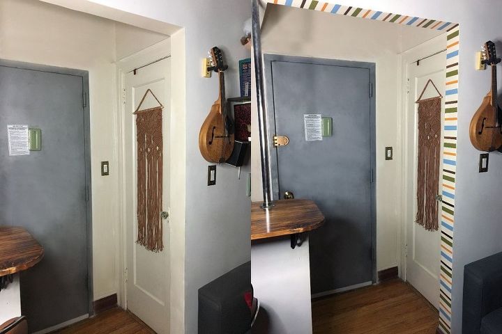 washi tape doorway