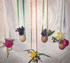 hanging egg vases