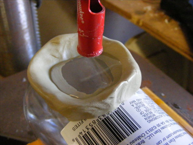 e crafternoons another way to drill holes in bottles