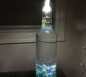 e crafternoons glass bottle to glowing beauty