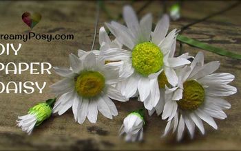 Easy to DIY Realistic Paper Daisy Flower