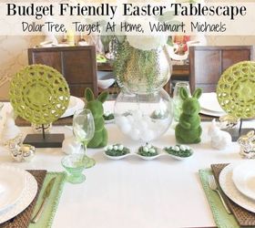 budget friendly easter tablescape