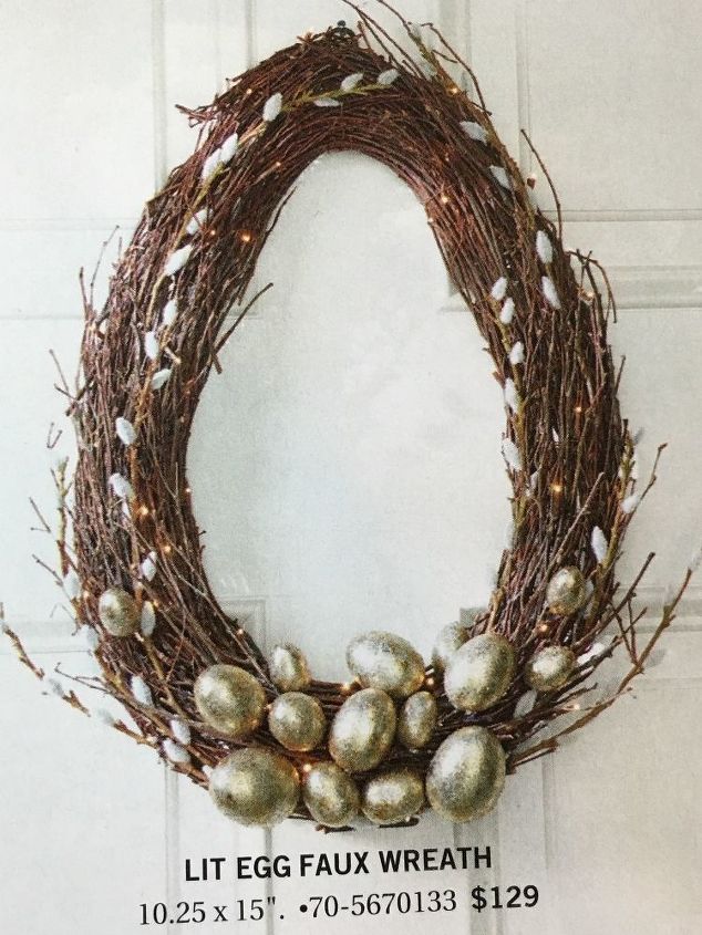 e pottery barn inspired easter wreath, Pottery Barn 129