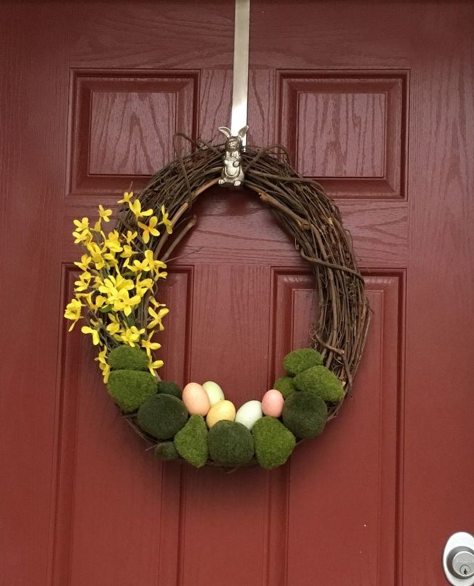 e pottery barn inspired easter wreath, Margita s Barn 0