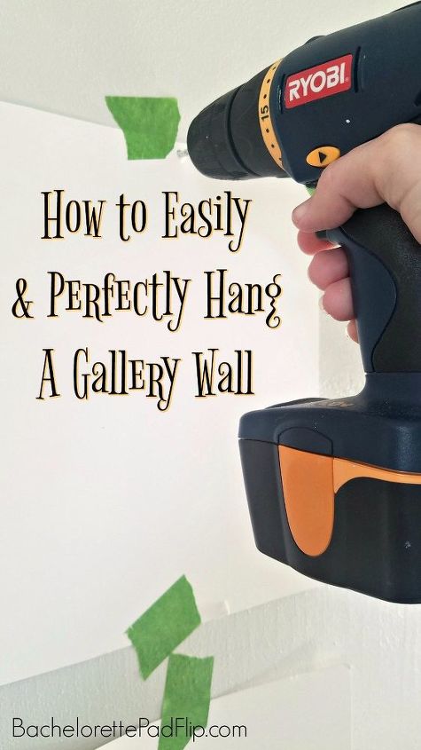 how to easily perfectly hang a gallery wall