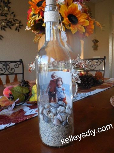 e crafternoons repurpose bottle to savor beach memories thoughts