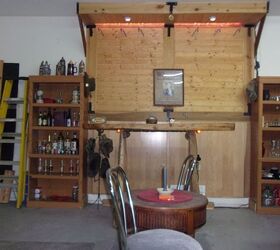 luxury lounge or how i built a bar area with scrap wood