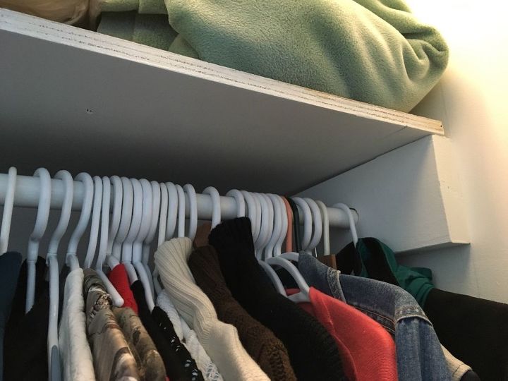 t black pipes as closet rods, Finished closet