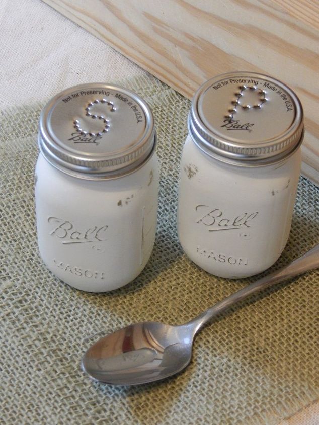 mini mason jar salt pepper shakers