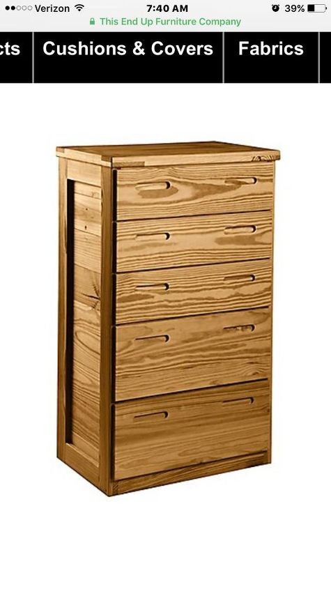 q i have this end up 5 drawer dresser that i would like to make over to