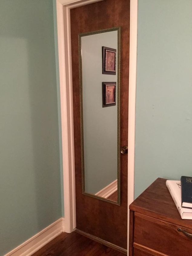 Hang Full Length Mirror Hollow Door Decorating Ideas