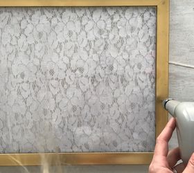 make a serving tray from a photo frame