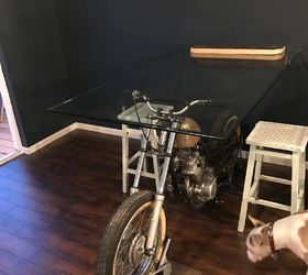 Motorcycle Model on Wooden Table