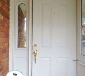 boring white front door gets a face lift