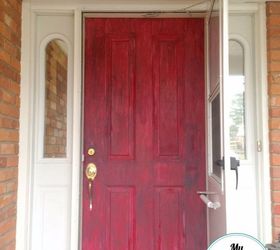 boring white front door gets a face lift
